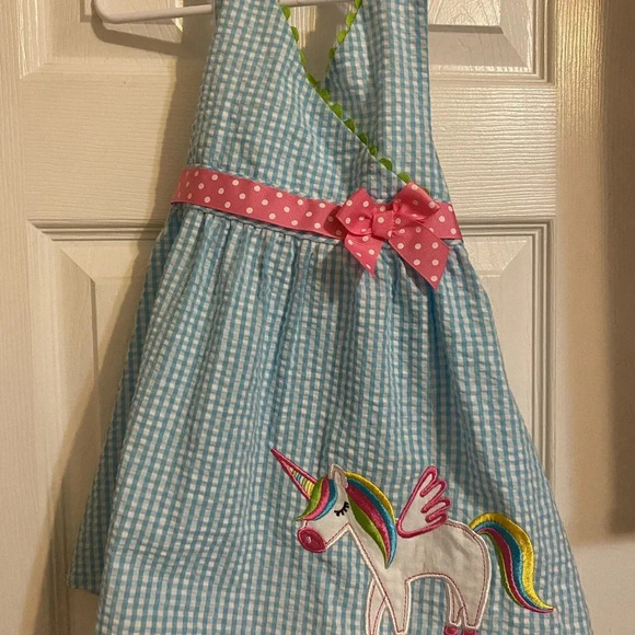 NWT Rare Editions Unicorn Halter Dress - Picture 2 of 8